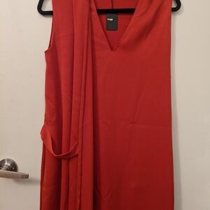 Maje Red Sleeveless Dress